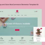 Zahrah – Flower Shop & Store WooCommerce Elementor Template Kit