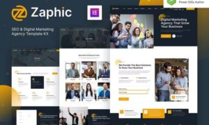 Zaphic – SEO & Digital Marketing Agency Elementor Template Kit