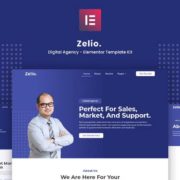 Zelio – Digital Agency Elementor Template Kit