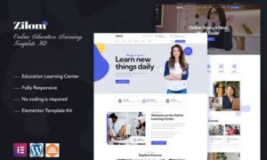 Zilom – Online Education Learning Elementor Template Kit