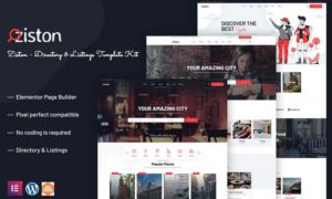 Ziston – Directory & Listings Elementor Template Kit