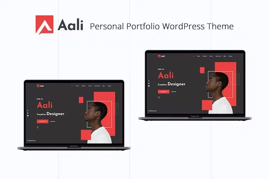 Aali – Personal Portfolio WordPress Theme