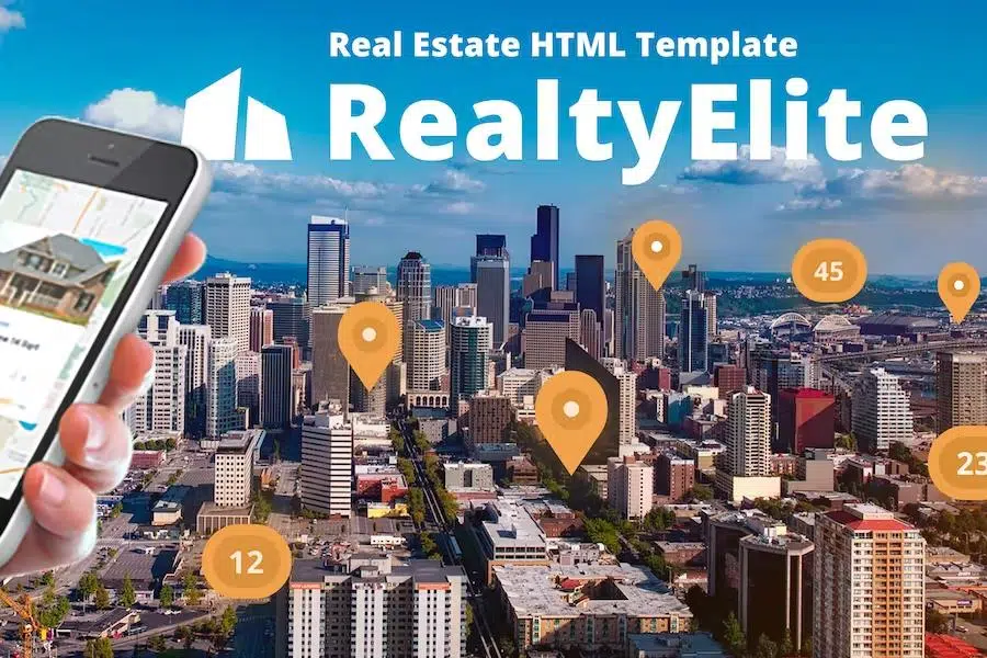 Real Estate – Realtor HTML Template with RTL