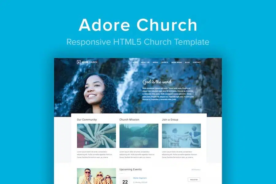 Adore Church – Responsive HTML5 Template