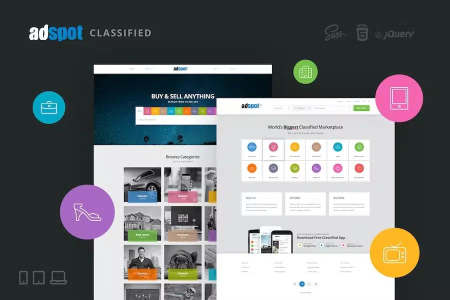 AdSpot – Authentic Classified Template