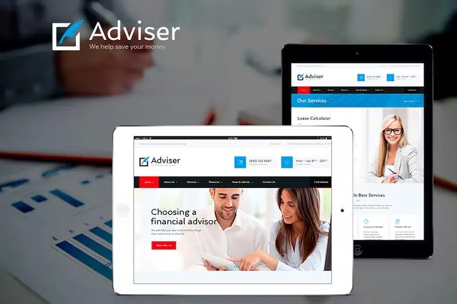 Adviser – Finance & Accounting HTML Theme
