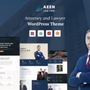 Aeen – Attorney and Lawyer WordPress Theme