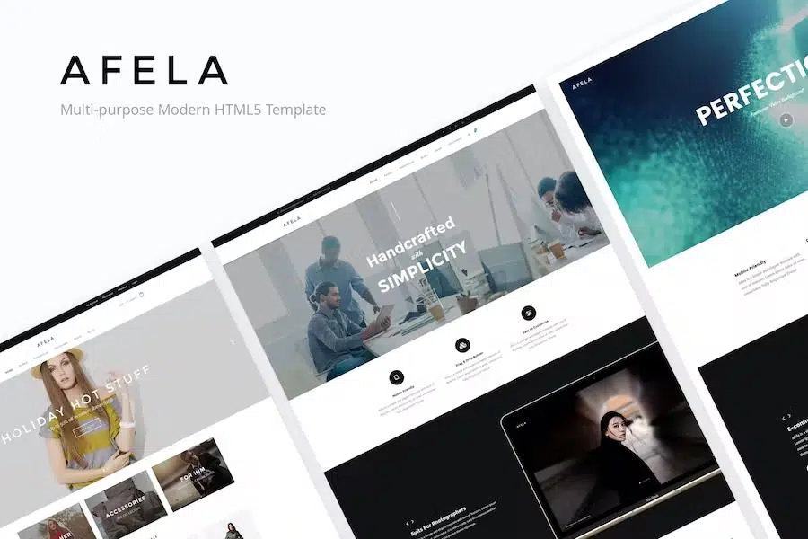 Afela – Flexible Multi-Purpose HTML5 Template