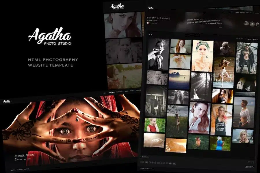 Agatha – Photography Portfolio Website Template