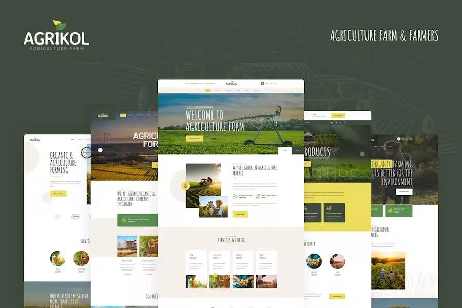 Agrikol – HTML Template For Agriculture Farm & Farmers