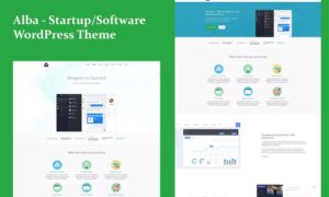 Alba – Startup Software WordPress Theme