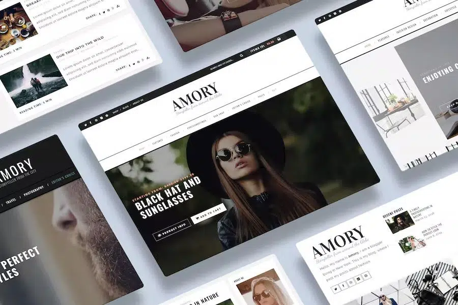 Amory – A Responsive WordPress Blog Theme