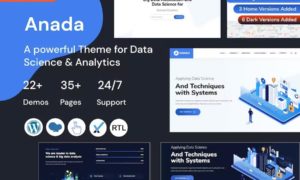 Anada – Data Science & Analytics WordPress