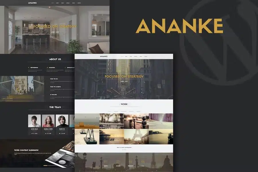 Ananke – One Page Parallax WordPress Theme