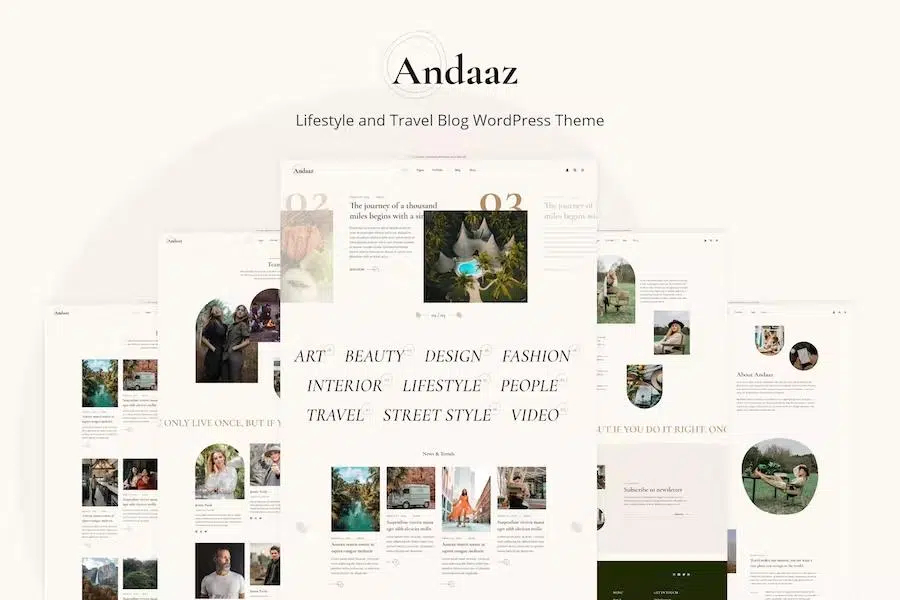 Andaaz – Lifestyle and Travel Blog WordPress Theme