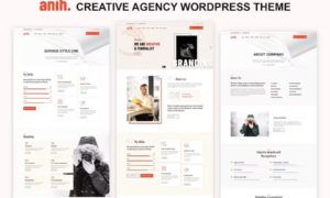 Anih – Creative Agency WordPress Theme