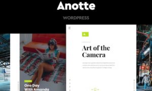 Anotte – Horizontal Photography WordPress Theme