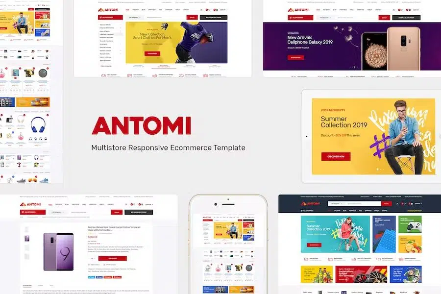 Antomi – Multipurpose Theme for WooCommerce WordPress