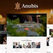 Anubis – Funeral & Burial Services WordPress Theme