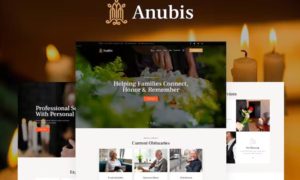 Anubis – Funeral & Burial Services WordPress Theme