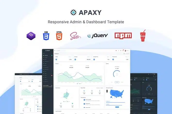 Apaxy – Admin & Dashboard Template