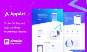 AppArt – Creative WordPress Theme For Apps Saas