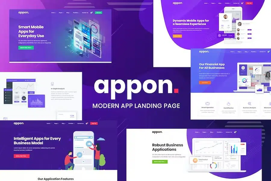 Appon – App & SaaS Software Theme