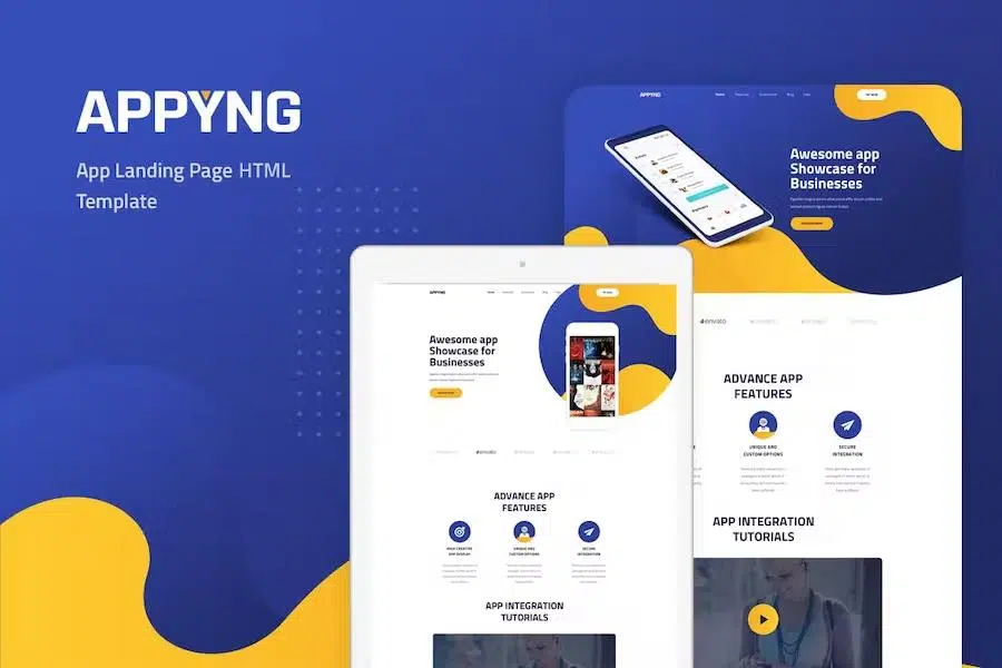 Appyng – App Landing Page HTML Template