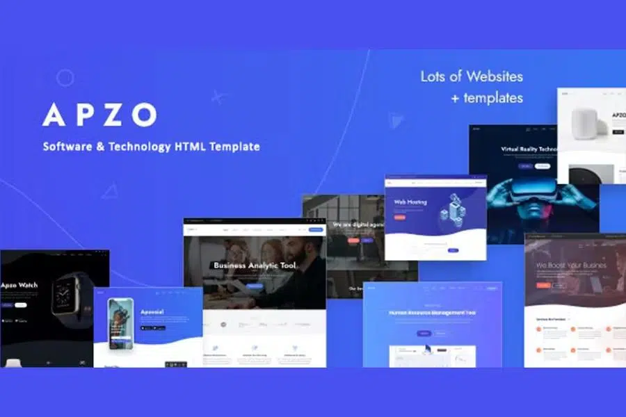 Apzo – Software App HTML Template