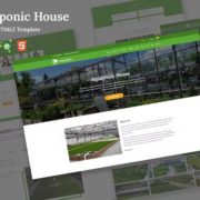 Aquaponic House Bootstrap Template
