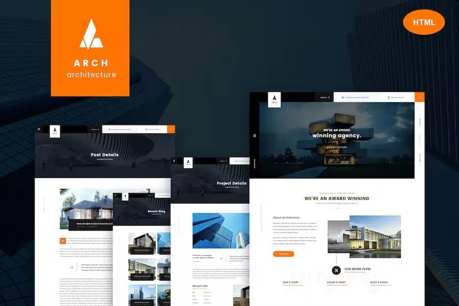 Arch – Multipurpose OnePage & MultiPage HTML Template