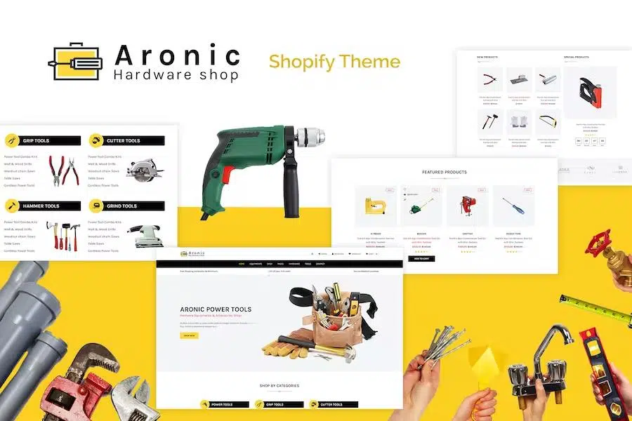Aronic – Hardware Store, Handyman Shopify Theme