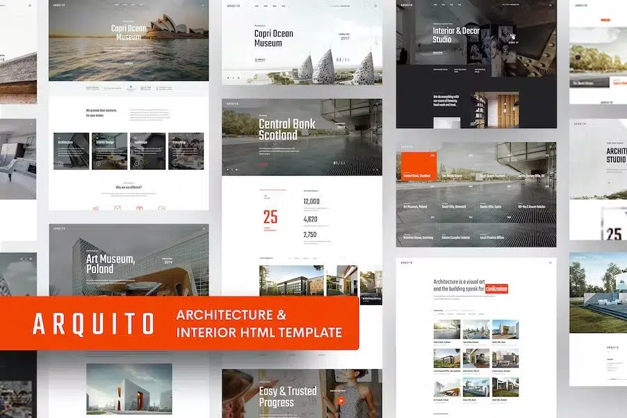 Arquito – 3D Architecture & Interior HTML Template