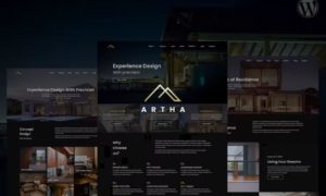 Artha Interactive Interior WordPress Theme