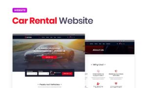 Rotors – Car Rental Website Template