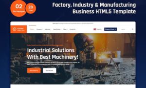 Axima – Factory and Industry HTML5 Template