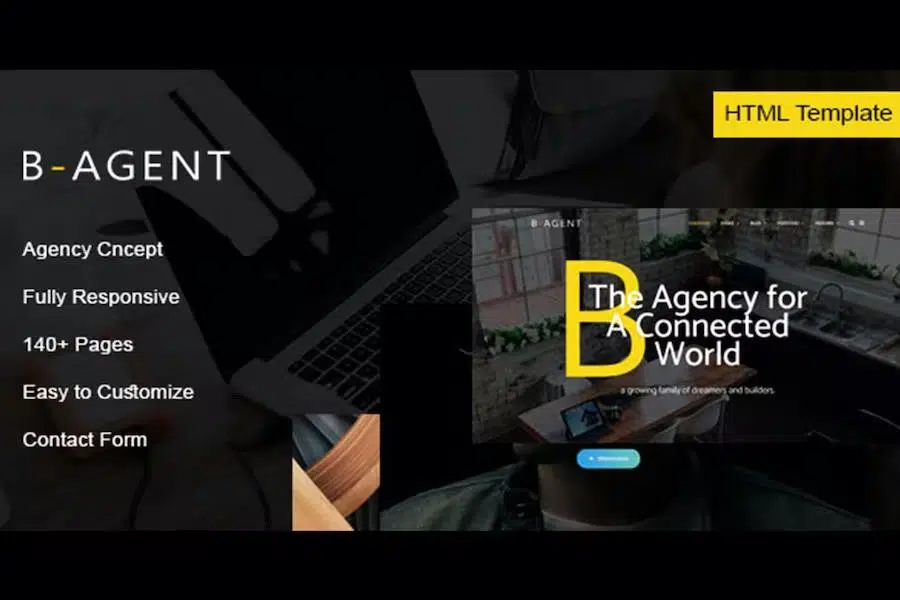 B-Agent – Agency HTML Template