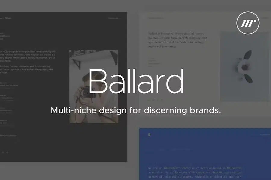 Ballard – Personal CV, Agency, Law & Restaurant HTML template