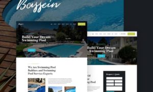 Bassein – Swimming Pool Cleaning & Maintenance Service WordPress Theme