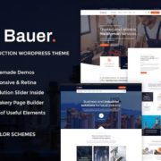 Bauer – Construction and Industrial WordPress Theme