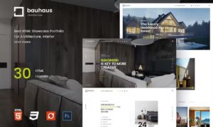 Bauhaus – Architecture & Interior Template