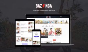 Bazinga – Modern Magazine & Viral Blog WordPress Theme