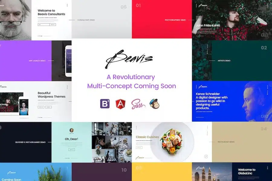 Beavis – Multi-Concept HTML5 Coming Soon Template