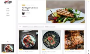 Becipe – Recipe Blogging WordPress Theme