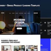 Bensen – Single Product Landing Template