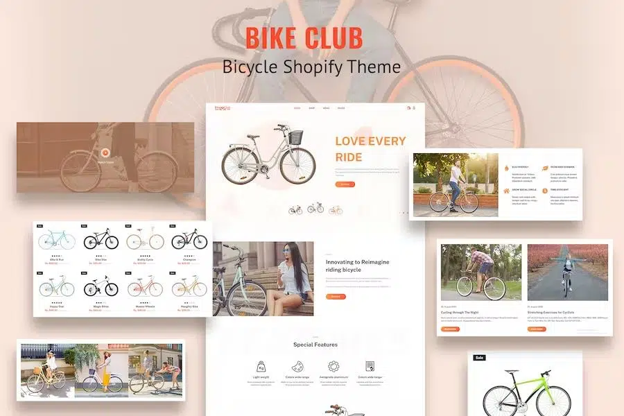 Bikez – Cycle, Bike Shop Single Product Shopify Theme