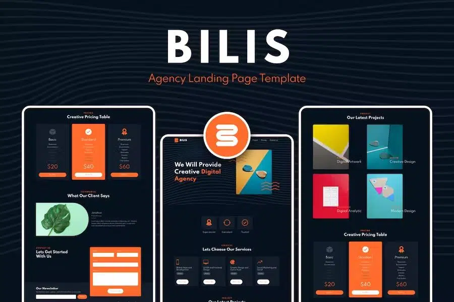 Bilis – Agency Landing Page Template