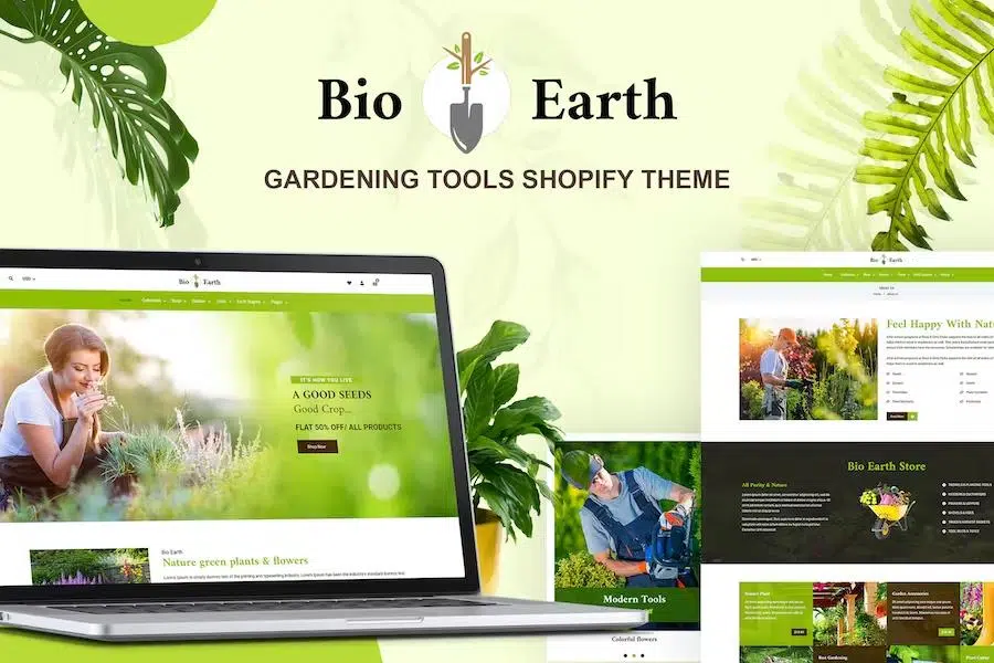 BioEarth – Garden Plants & Tools Shopify Theme