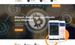 Bitexch Digital Currency and Bitcoins HTML Template