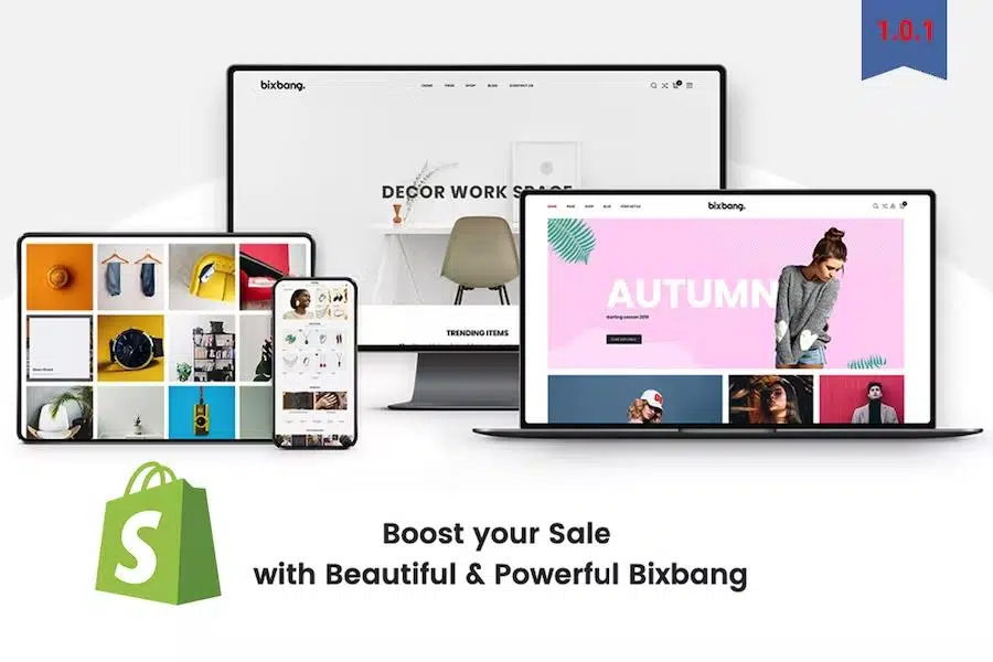 Bixbang – Minimalist eCommerce Shopify Template